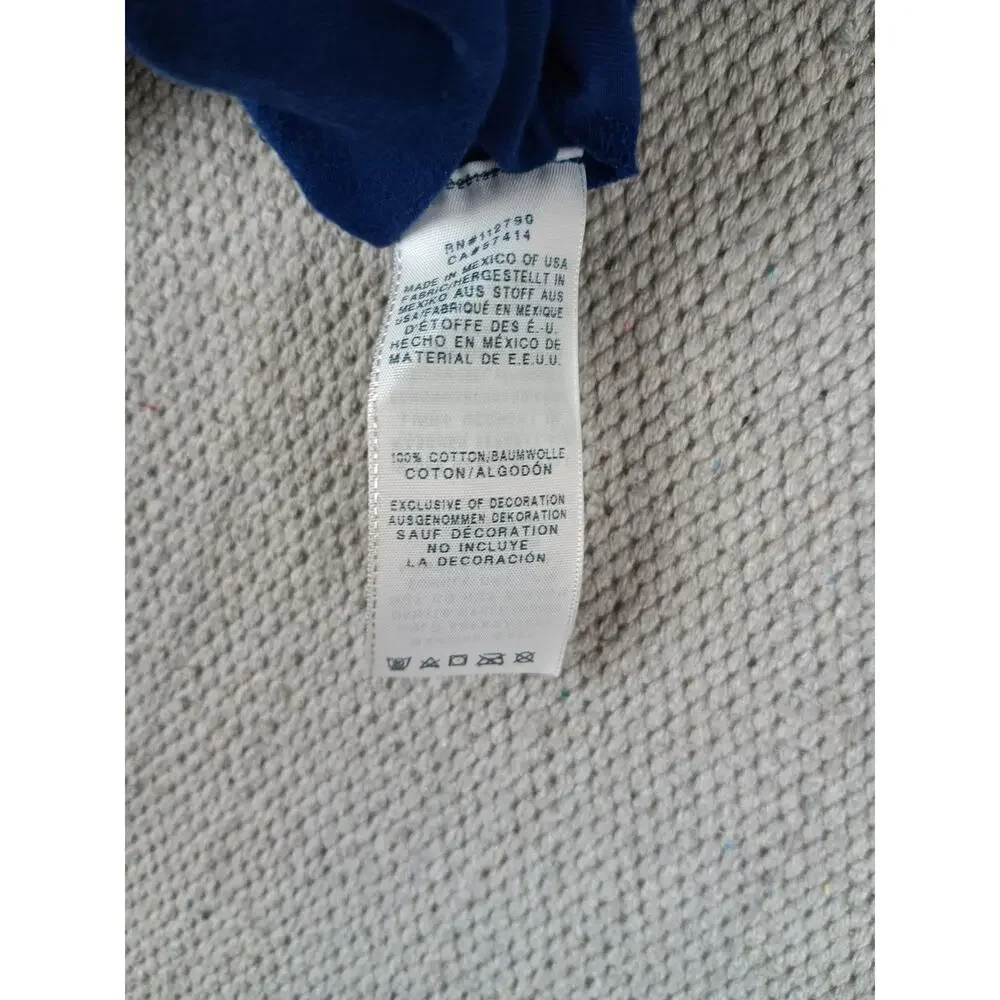 True Religion Broshoe Tee Mens 2XL Blue Horseshoe‎ Street Crew Neck 02 Slim Tall